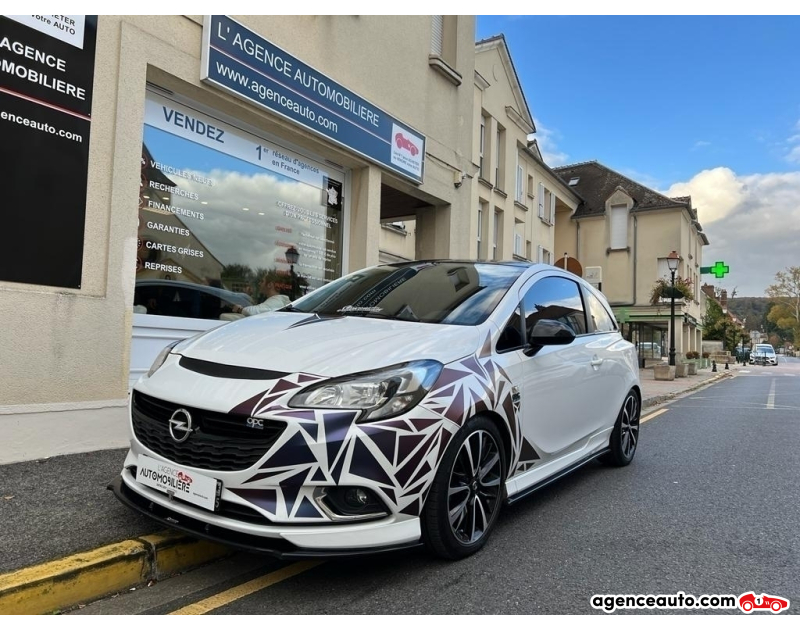 Compra de Coches Usados, Coches Usados Baratos %'|'% Agence Auto Opel Corsa 1.4 Turbo 101 cv OPC LINE SUBLIME!! Blanc Año 2017 Manuelle Essence
